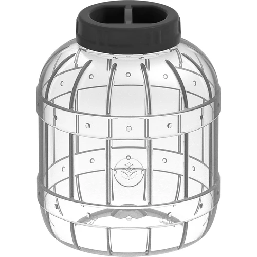 Netlomljiva, višenamjenska staklenka s crnim poklopcem, 5L