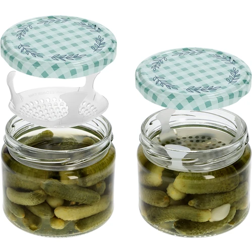 Niska staklenka 330ml - s poklopcem u boji fi 82/6, 6 kom. - 5