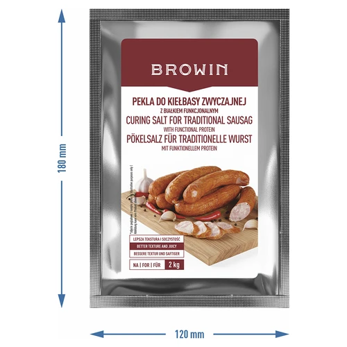 Nitritna sol - Pekla za običnu kobasicu, s funkcionalnim proteinom, 64 g - 3