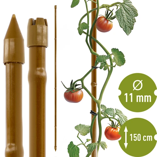 Obloženi čelični kolac u obliku bambusa, 150 cm x 11mm
