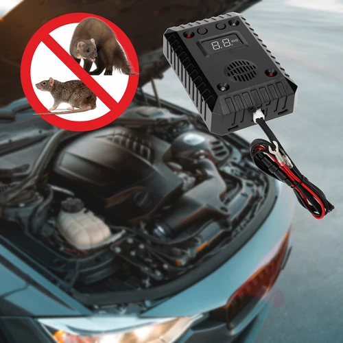 Odvraćivač kuna i glodavaca za automobile i prostorije (ultrazvuk + LED) - 15