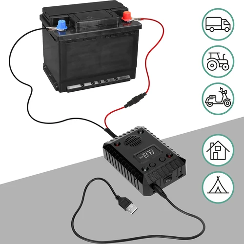 Odvraćivač kuna i glodavaca za automobile i prostorije (ultrazvuk + LED) - 12