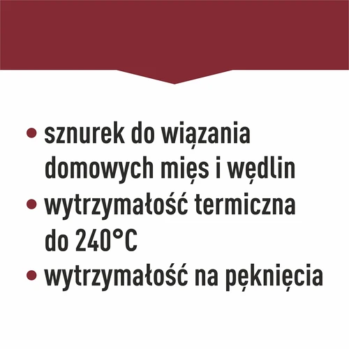 Pamučne niti za meso bijele (240°C) 55 m - 11