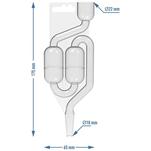Plastična fermentacijska cijev MAXI-v2 - 4