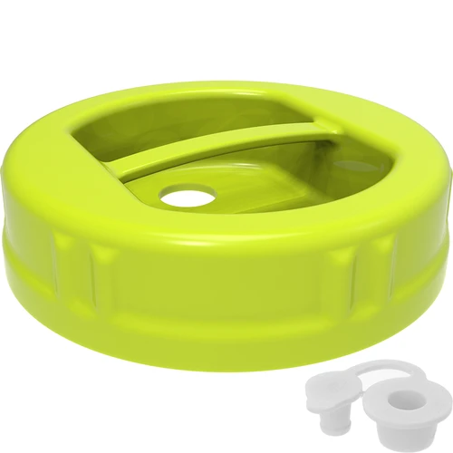 Plastični poklopac fi 100 twist-off s otvorom i čepom - 2