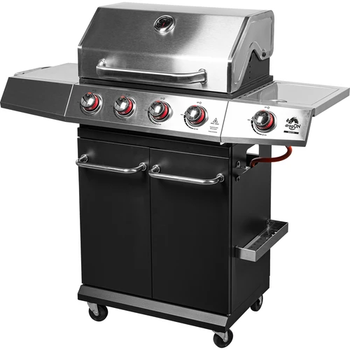 Plinski roštilj dragON BBQ101, 11,7 kW, crno-srebrni