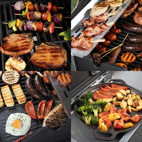 Plinski roštilj dragON BBQ101, 11,7 kW, crno-srebrni - 11