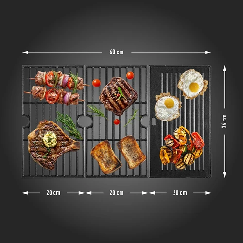 Plinski roštilj dragON BBQ101, 11,7 kW, crno-srebrni - 9