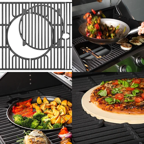 Plinski roštilj dragON BBQ201, 18,8 kW, srebrni - 10