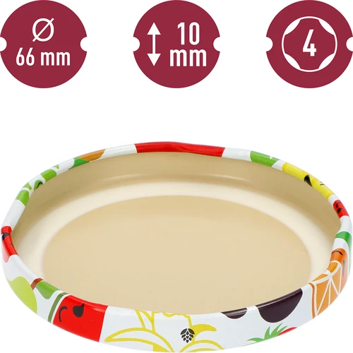 Poklopac fi 66/4 voće - 10 kom. - 4