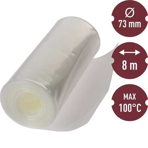 Poliamidni omot za kobasice 8m-fi73mm, 100°C - 2
