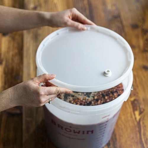 Posuda za fermentaciju s poklopcem 30 L - 20