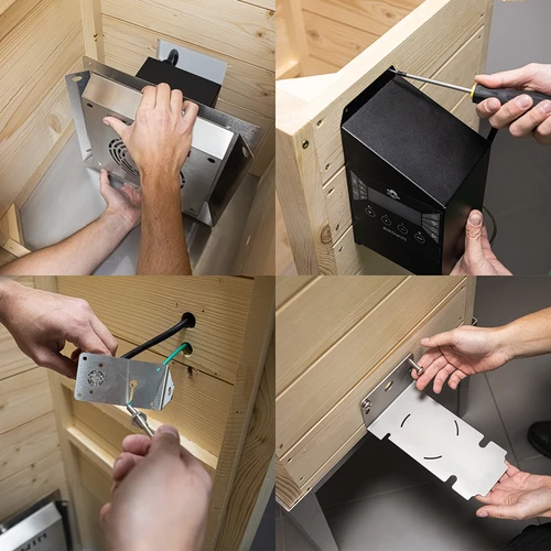 Pušnica s Wi-Fi, 200 L – dragON WOOD 100IQ s električnim grijaćim modulom i upravljačem - 14