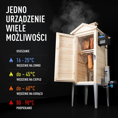 Pušnica s Wi-Fi, 200 L – dragON WOOD 100IQ s električnim grijaćim modulom i upravljačem - 5
