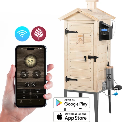 Pušnica s Wi-Fi, 200 L – dragON WOOD 100IQ s električnim grijaćim modulom i upravljačem