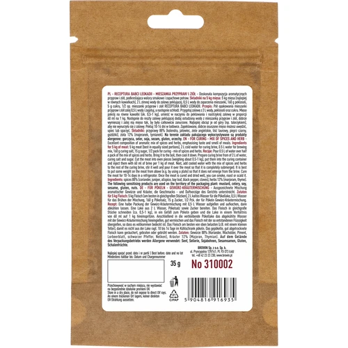 Receptura Bake Leokadije Za Salamurenje, 35 g - 2