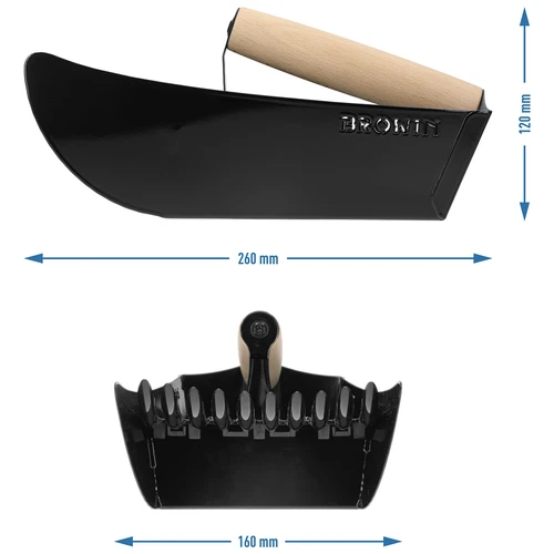 Sakupljač sitnog voća, metalni crni - 10