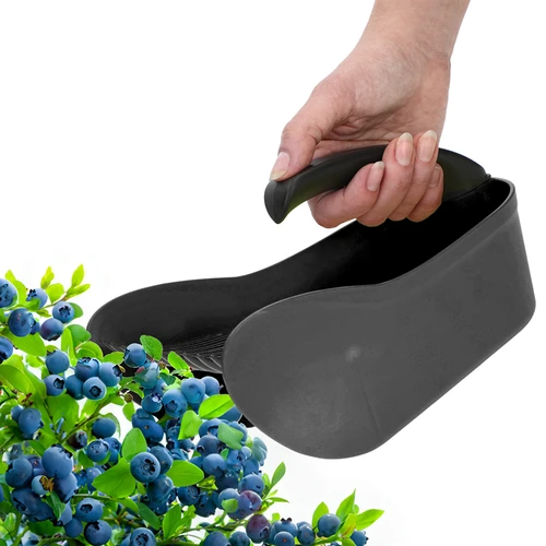 Sakupljač sitnog voća od plastike, crni - 6