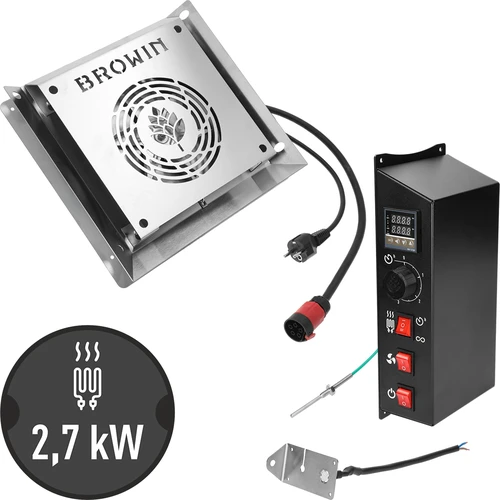 Set modula s digitalnim termostatom - dragON 2,7 kW, za vrtne pušnice