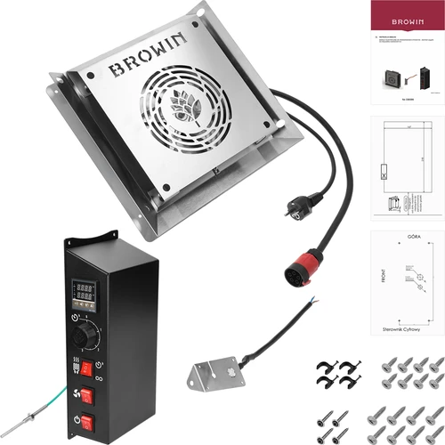 Set modula s digitalnim termostatom - dragON 2,7 kW, za vrtne pušnice - 2