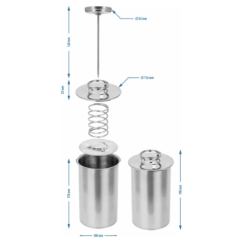 Set s vodenom košuljicom – šunkovar 1,5 kg + lonac - 14