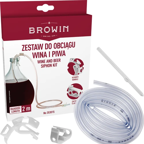 Set za pretakanje vina s držačem i stezaljkom - 2