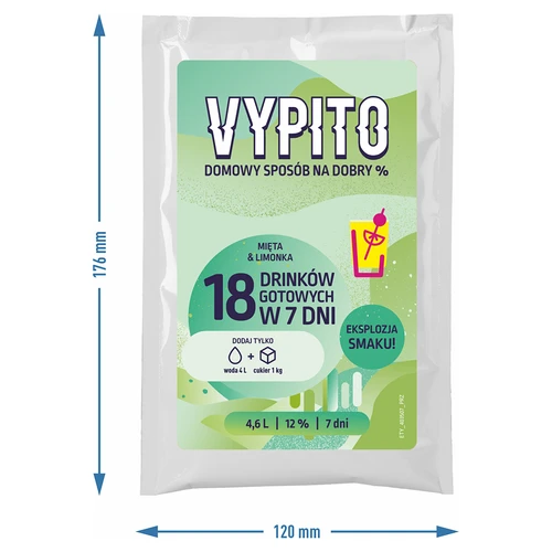 Set za zabavu - Vypito Menta i limeta - 5