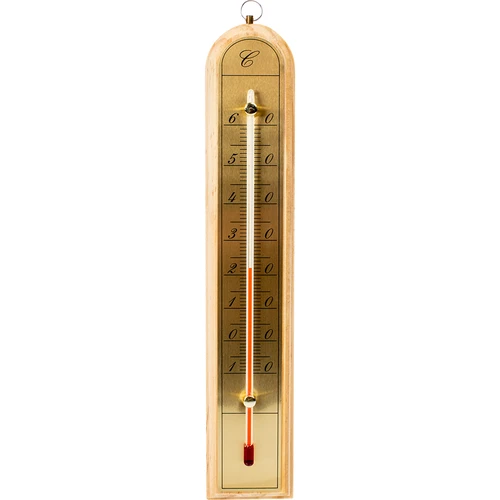 Sobni termometar sa zlatnom skalom (-10°C do +60°C) 28cm mix