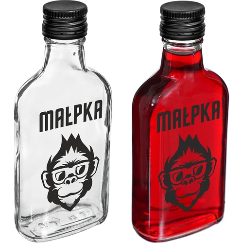 Pljoska 200 ml s navojnim čepom, motiv „Majmunčić”, 1 kom. - 2