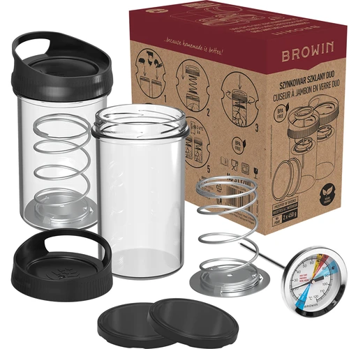 Stakleni šunkovar - DUO set, za 2 x 450 g - 7