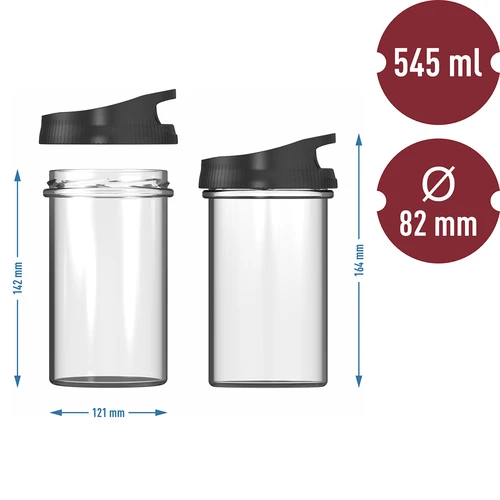 Stakleni šunkovar za 450 g - 9