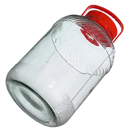 Staklenka 10 L s plastičnim poklopcem - 2