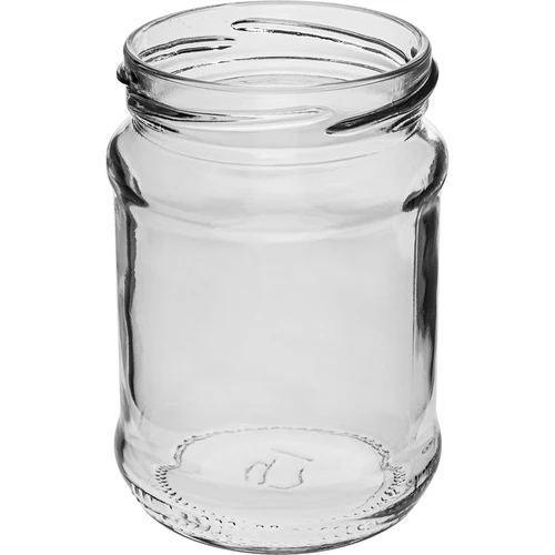 Staklenka 250 ml fi 66/4 crni poklopac - 6 kom. - 4