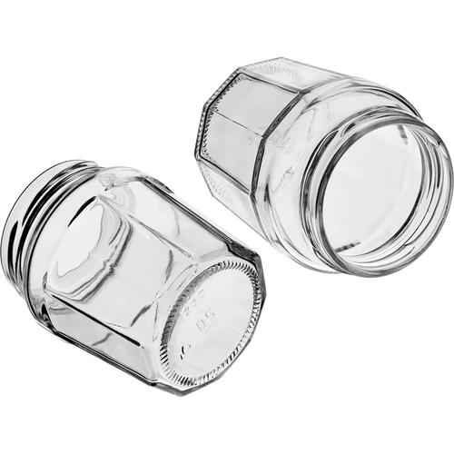 Staklenka Konfitura 230ml s crnim poklopcem fi63/4 - 6 kom - 7