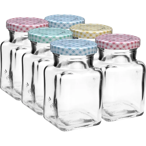 Staklenka TO 150 ml Četiri kuta fi 53 poklopac - 6 kom. - 2