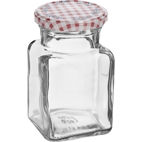 Staklenka TO 150 ml Četiri kuta fi 53 poklopac - 6 kom. - 3