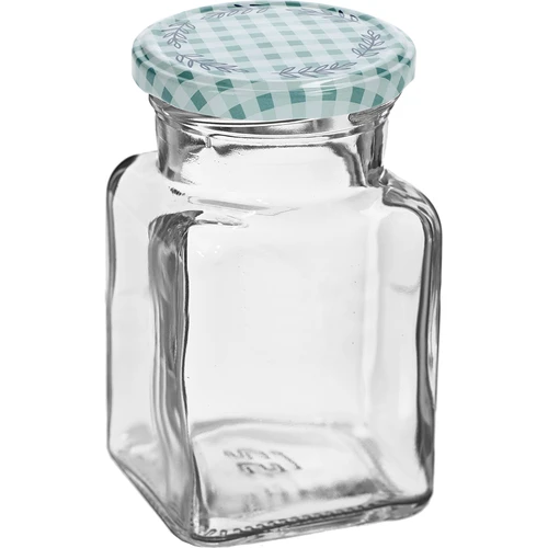 Staklenka TO 150 ml Četiri kuta fi 53 poklopac - 6 kom. - 4