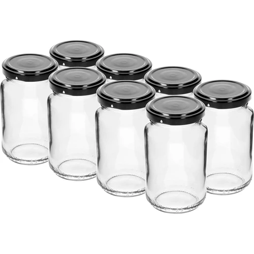 Staklenka TO 190ml s poklopcem u boji fi 53 - 8 kom. - 3