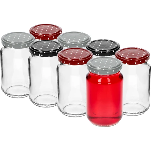 Staklenka TO 190ml s poklopcem u boji fi 53 - 8 kom. - 4