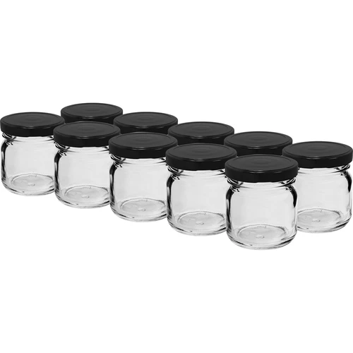 Staklenka TO 40 ml s poklopcem u boji fi 43 - 10 kom.