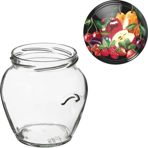 Staklenka TO Amfora 580 ml s poklopcem u boji fi82/6-6kom. - 8
