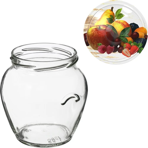 Staklenka TO Amfora 580 ml s poklopcem u boji fi82/6-6kom. - 7