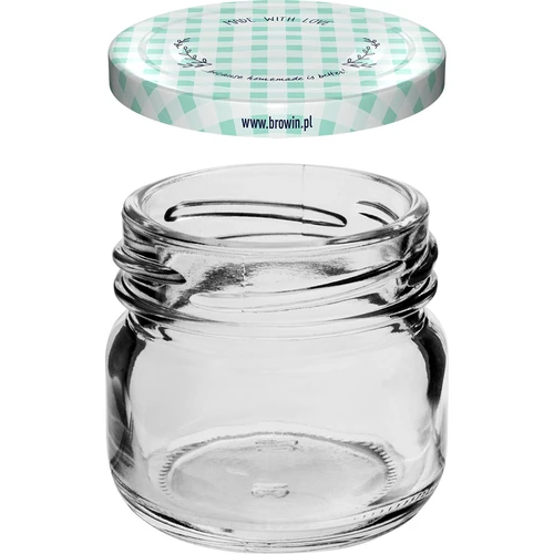 Staklenka twist-off 30 ml s poklopcem u boji fi 43 - 10 kom. - 3