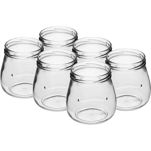 Staklenka twist-off 500ml "Obrnuta Amfora" s bordo poklopcem fi 82/6, 6 kom. - 4