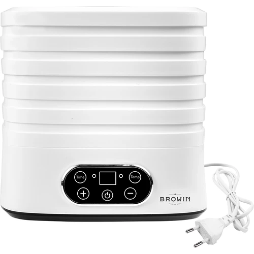 Sušilica za gljive, voće, povrće i bilje s regulacijom temperature, 240W, bijela - 4