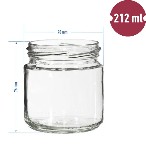 Tegla twist-off 212 ml, fi 66 - 12 kom. - 7