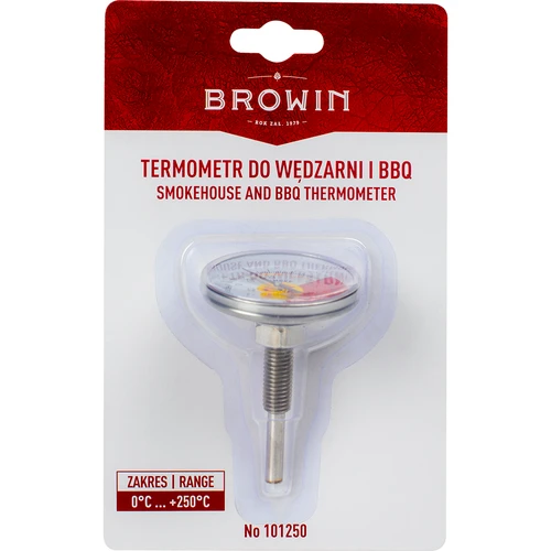 Termometar za pušnice i BBQ (0°C do +250°C) 6,0cm - 6