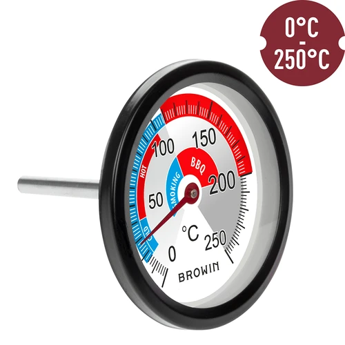 Termometar za pušnicu i BBQ (0°C do +250°C) 5,7cm - 3