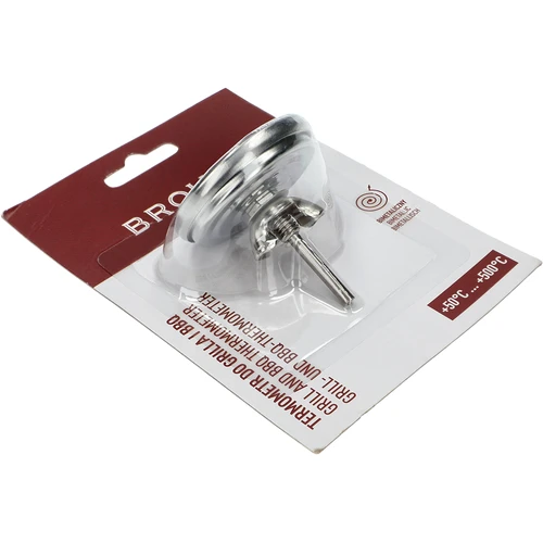 Termometar za roštilj i BBQ, od 50 do +500°C, bimetalni, 5,3cm - 4