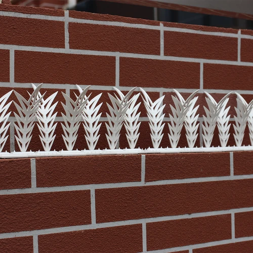 Trake sa šiljcima za odstranjivanje ptica, ukrasne, bijele - od plastike, 6 kom. - 12